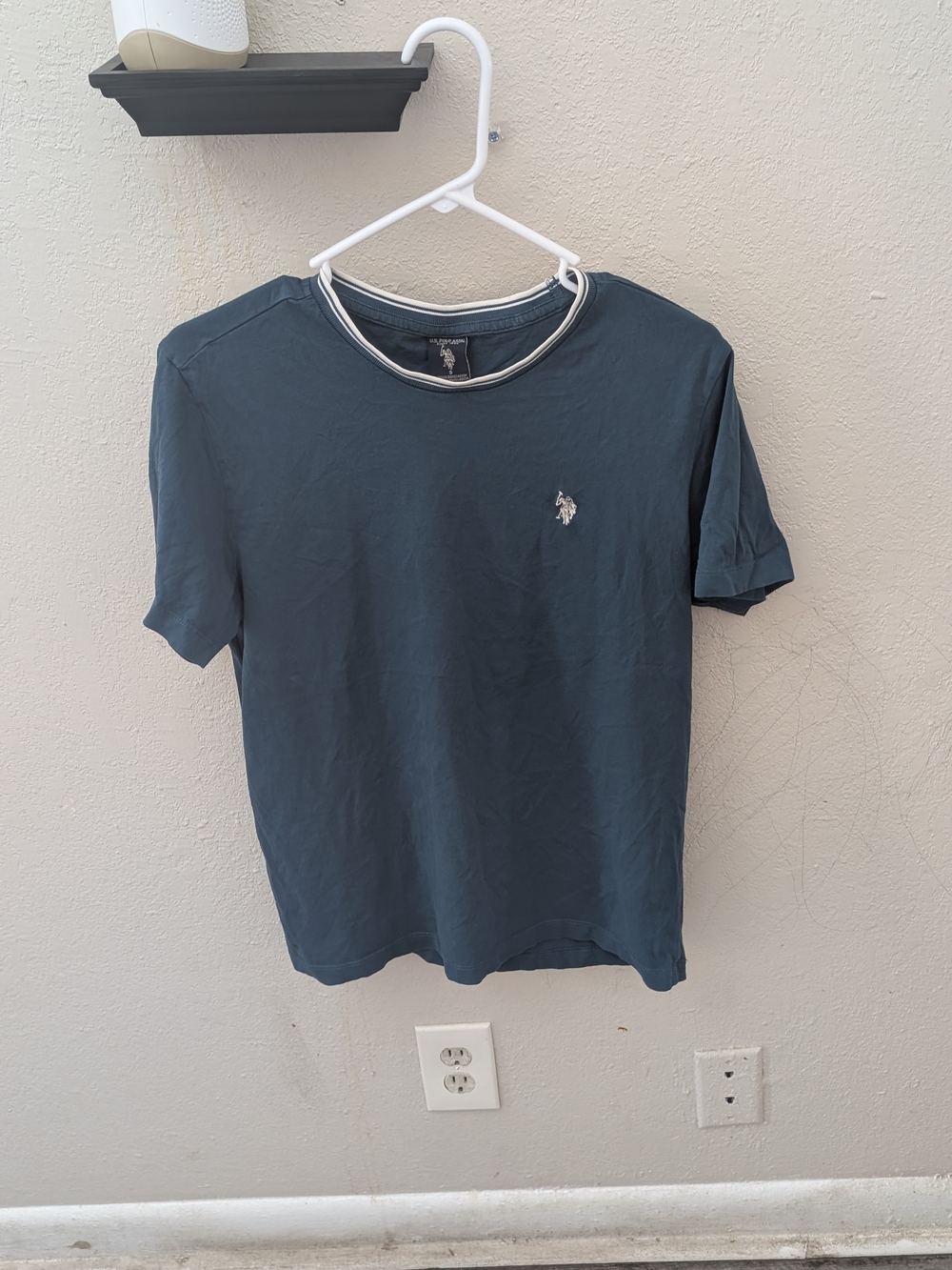 U.S. Polo Assn. Men's Short Sleeve Crewneck T-Shirt - Deep Teal